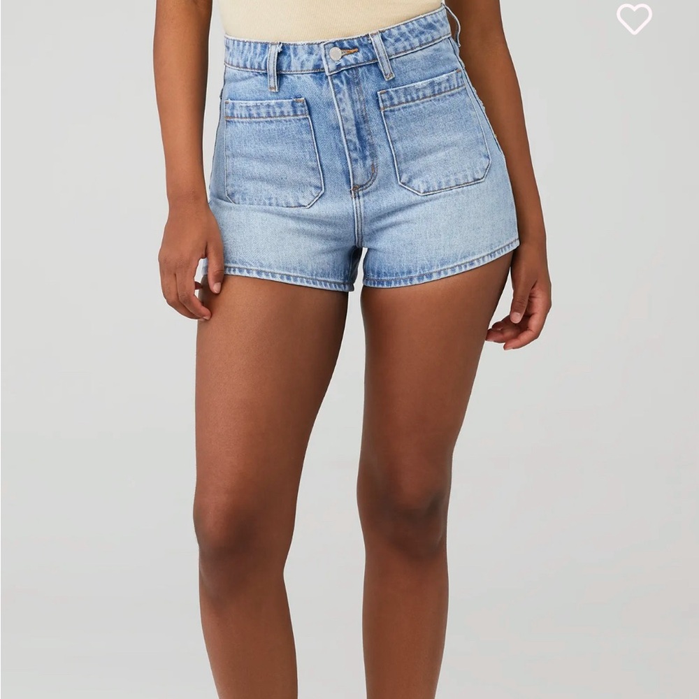 Rollas Dusters High rise Jean shorts